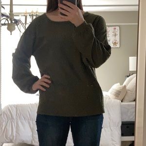 Like new Rose & Olive Green Blouse M